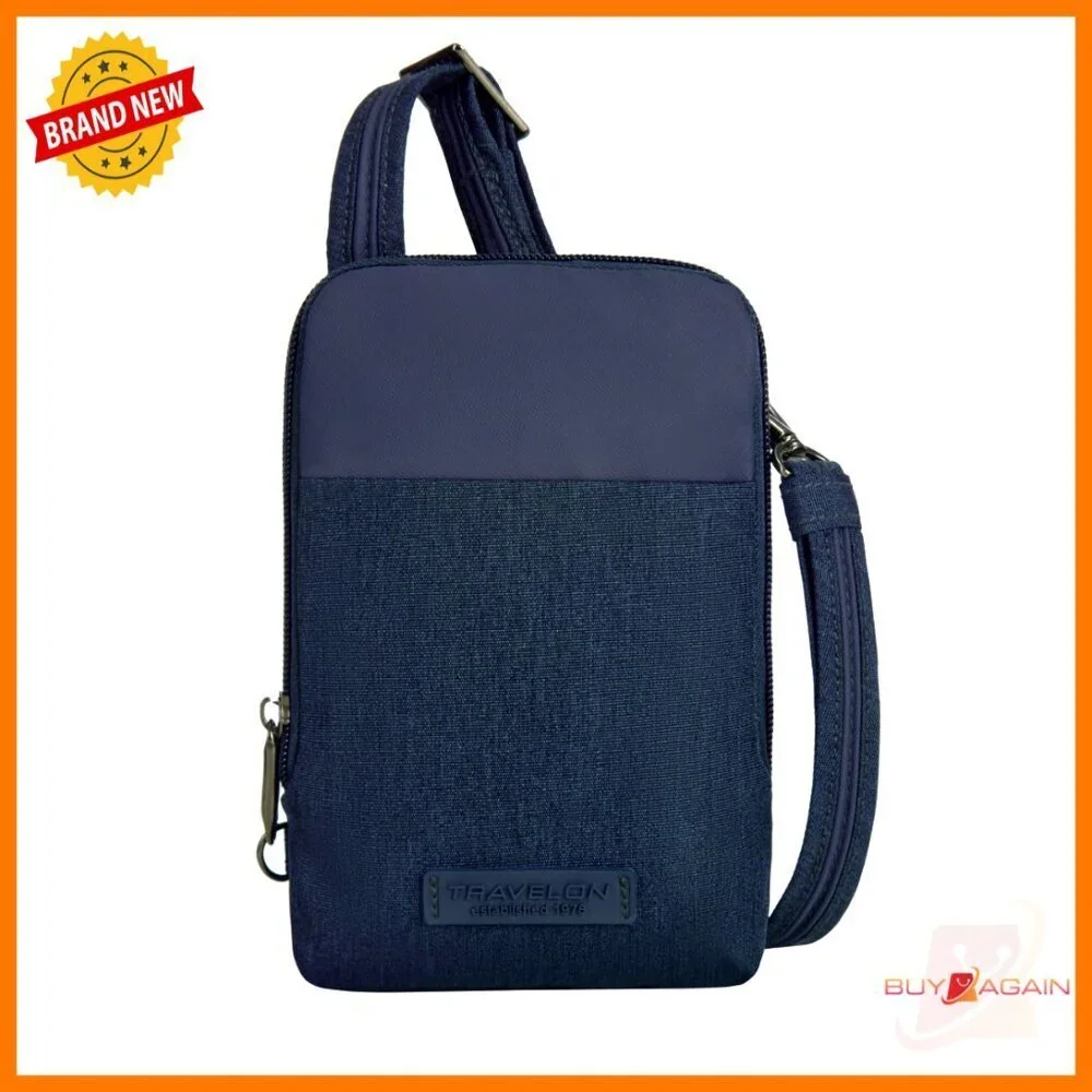 Anti-Theft Mini Crossbody Bag RFID Blocking Slash-Resistant Stadium Compliant